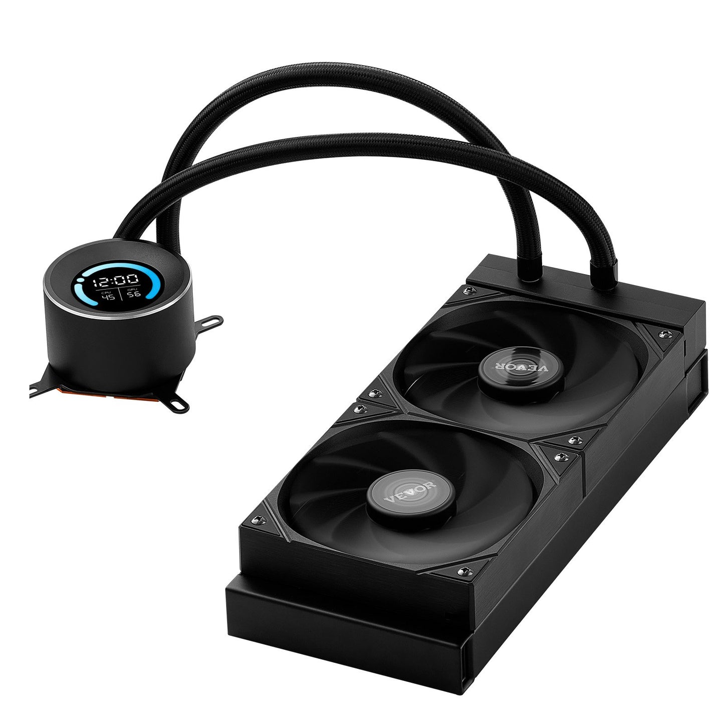 CPU flytande kylare AIO CPU vattenkylare med 120 mm PWN-fläktar för Intel AMD