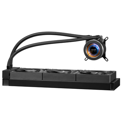CPU flytande kylare AIO CPU vattenkylare med 3 PWN-fläktar (120 mm) Intel AMD