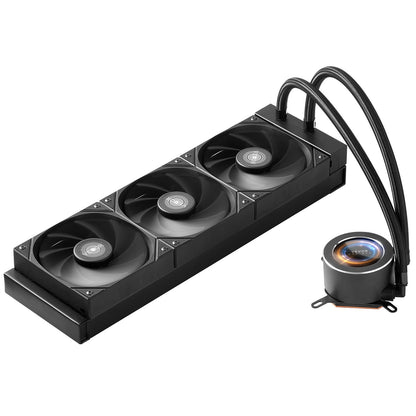 CPU flytande kylare AIO CPU vattenkylare med 3 PWN-fläktar (120 mm) Intel AMD