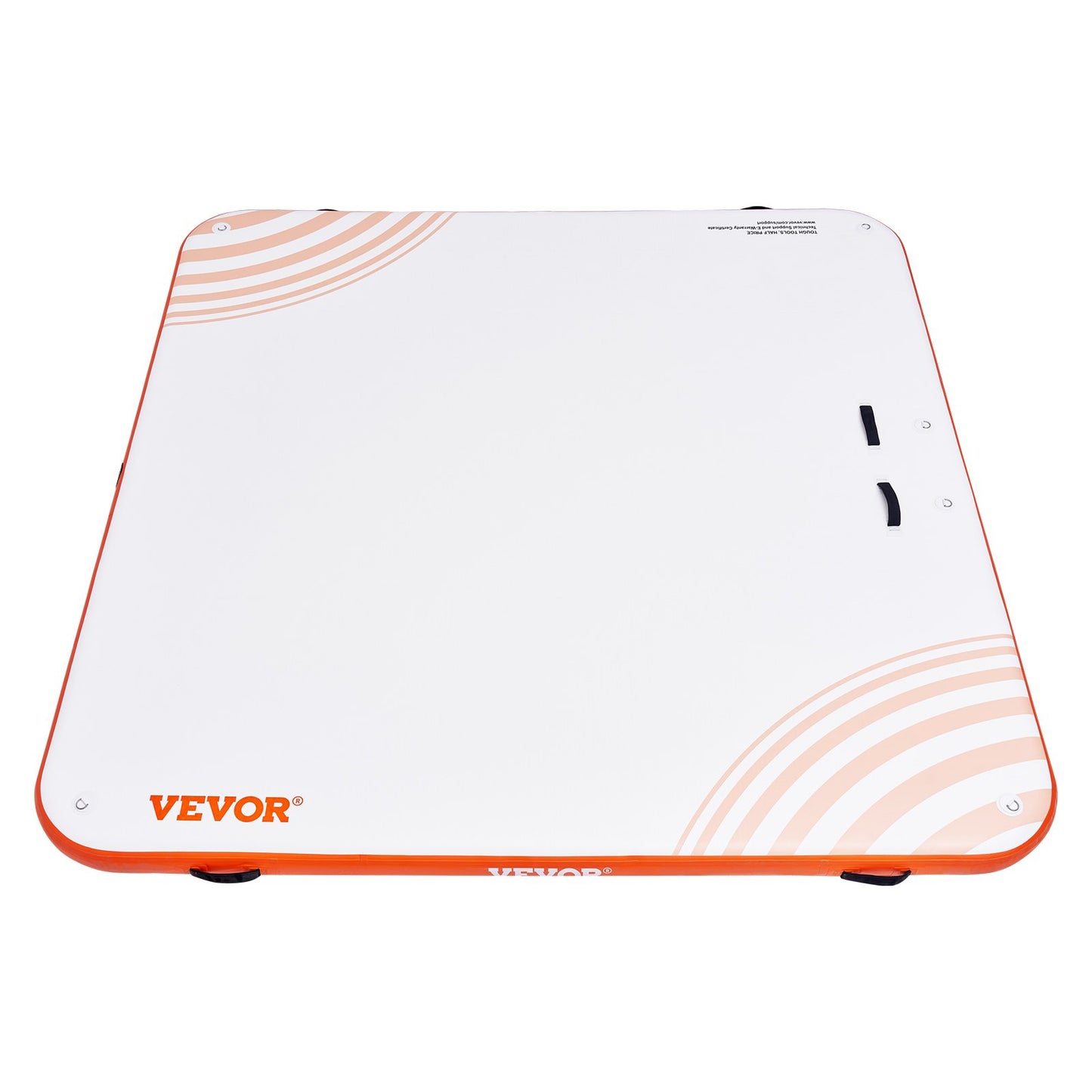 Uppblåsbar Flytdocka 10x10FT Uppblåsbar Dock Plattformsmatta med stege