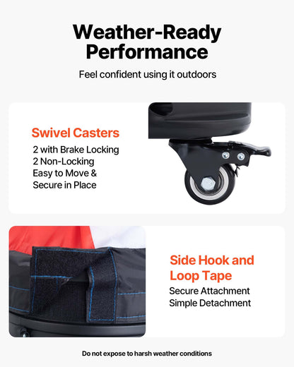 Inflatable Tube Man with Blower, 10 ft Tall, Wacky Waving Wind Flying Inflatable Dancing Tube Guy with 3/4 HP IPX3 Waterproof Blower Fan, for Outdoor Advertising Business Store Party Decoration