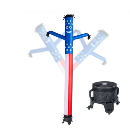 Inflatable Tube Man with Blower, 20 ft Tall, Wacky Waving Wind Flying Inflatable Dancing Tube Guy with 1 HP IPX3 Waterproof Blower Fan, for Outdoor Advertising Business Store Party Decoration