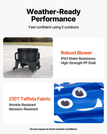 Inflatable Tube Man with Blower, 20 ft Tall, Wacky Waving Wind Flying Inflatable Dancing Tube Guy with 1 HP IPX3 Waterproof Blower Fan, for Outdoor Advertising Business Store Party Decoration