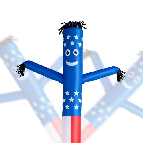 Inflatable Tube Man, 20-Feet Tall, Wacky Waving Dancing Tube Guy, Wind Flying Arm Flailing Air Puppet, 18-Inch for Outdoor Advertising, Business Store, Increase Visibility (Blower Not Included)