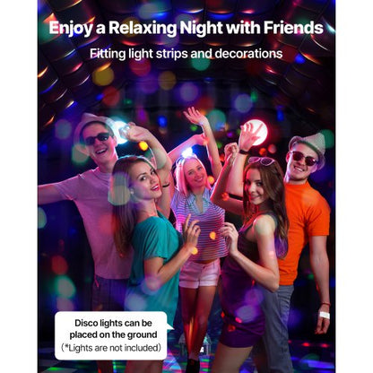 Portable Inflatable Nightclub Tent with Blower 29.5x19.7x13.1 feet for Party | EU