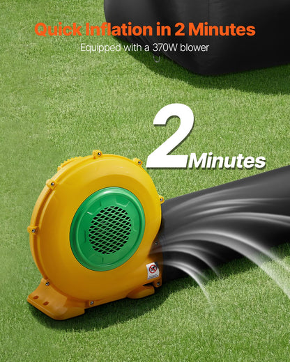 Inflatable Soccer Dart Board over 8 ft High with 9 Kick Balls & Air Pump