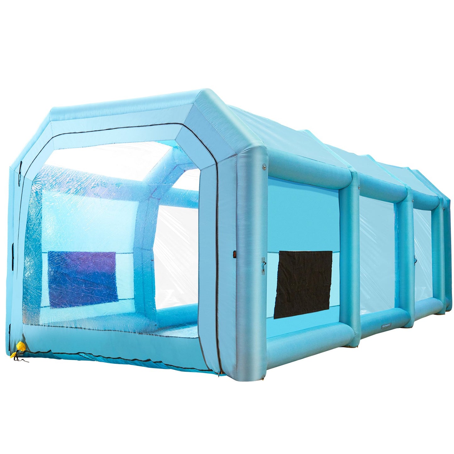 12x5x4 m uppblåsbar spraybås anpassad tältmålarbås Uppblåsbar