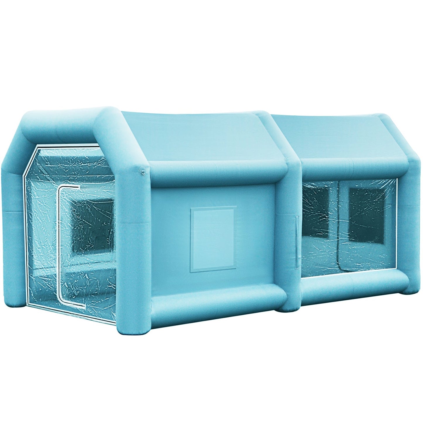 Uppblåsbart färgtält Giant Workstation Spraymålarbås Custom 4 x 2,5 x 2,2 m