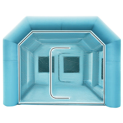 Uppblåsbart färgtält Giant Workstation Spraymålarbås Custom 4 x 2,5 x 2,2 m