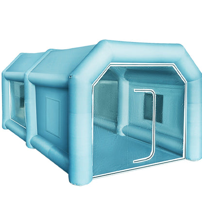 Uppblåsbart färgtält Giant Workstation Spraymålarbås Custom 4 x 2,5 x 2,2 m