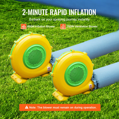 Uppblåsbar lackbox, 27,9 x 15,7 x 10,8 fot uppblåsbar sprutbox, med 950W+750W kraftfulla blåsar och luftfiltersystem, bärbar billackbox för liten lastbil, stor motorcykel, medelstor S