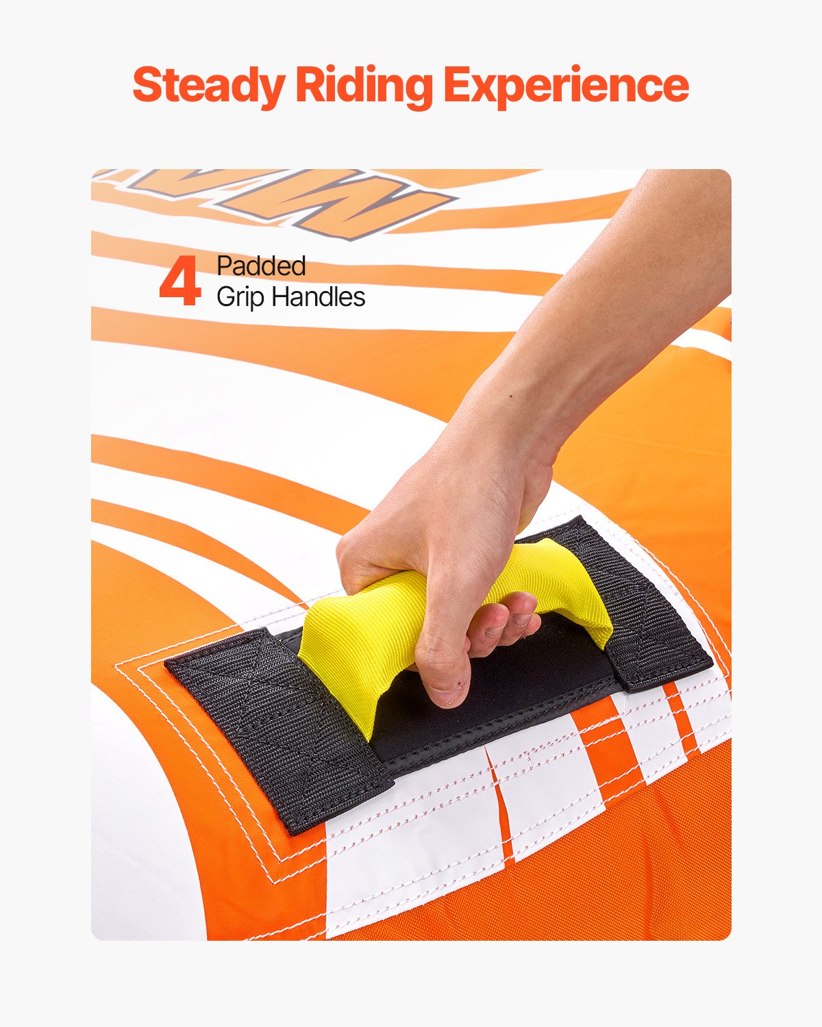 Tow hose for boating 1-2 drivers inflatable boat tubes and trailers