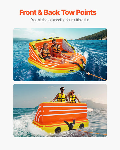 Tow hose for boating 1-3 drivers inflatable boat tubes and trailers