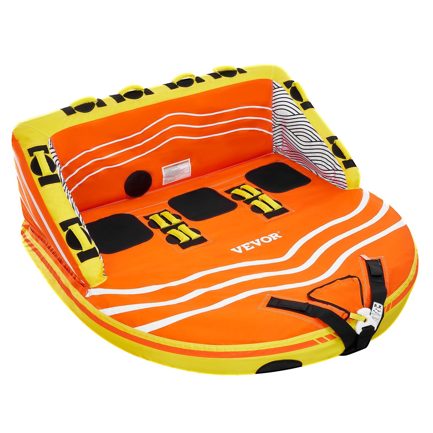 Tow hose for boating 1-3 drivers inflatable boat tubes and trailers