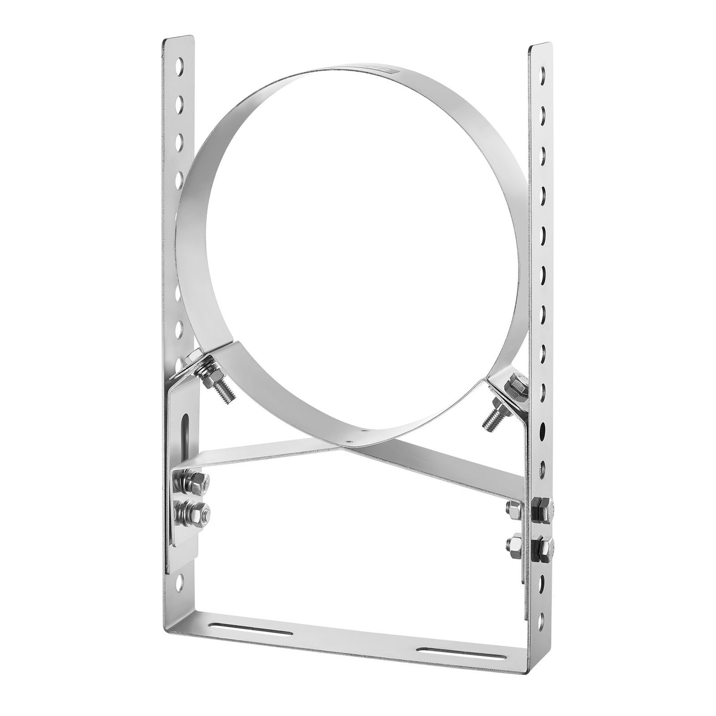 Adjustable Wall Bracket for 6 inch Diameter Chimney Pipe, 304 Stainless Steel Through the Wall Mounting Kit, Multi-Purpose Heavy-Duty Support for Chimney Drain Pipes,Plastic Ventilation Ducts