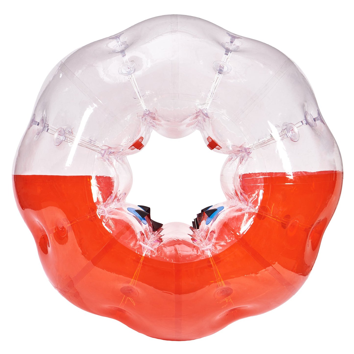Aufblasbarer Bumper Ball, 1 Packung, 5 Fuß/1,5 m Body Sumo Zorb Bälle für Jugendliche und Erwachsene, 0,8 mm dicke PVC-Bubble-Bälle für menschliche Hamster für Teamspiele im Freien, Bumper Bopper-Spielzeug für Hof, Garten, Park