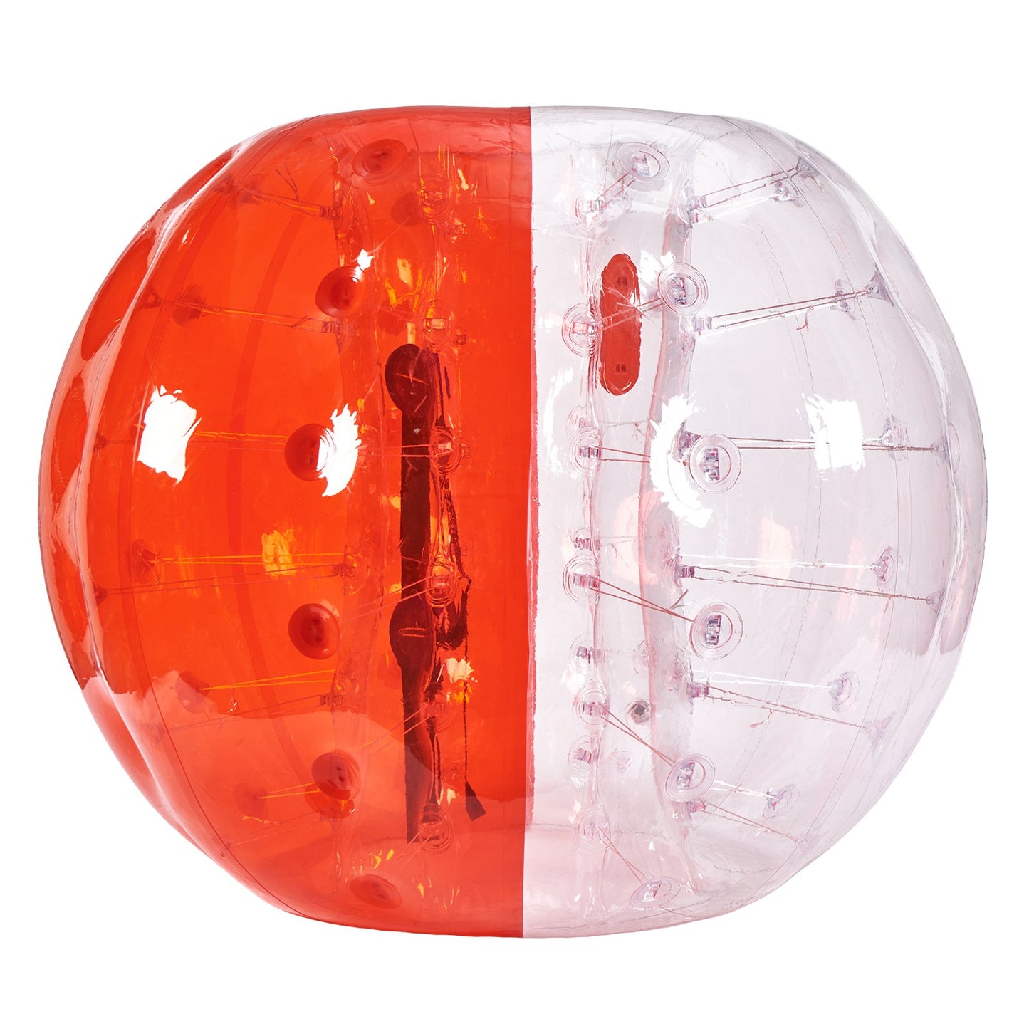 Aufblasbarer Bumper Ball, 1 Packung, 5 Fuß/1,5 m Body Sumo Zorb Bälle für Jugendliche und Erwachsene, 0,8 mm dicke PVC-Bubble-Bälle für menschliche Hamster für Teamspiele im Freien, Bumper Bopper-Spielzeug für Hof, Garten, Park