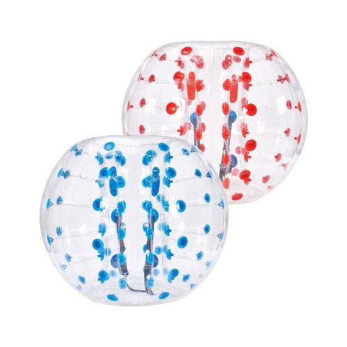 Inflatable Bumper Balls 2-Pack, 5FT/1.5M Body Sumo Zorb Balls for Teen & Adult, 0.8mm Thick PVC Human Hamster Bubble Balls for Outdoor Team Gaming Play, Bumper Bopper Toys for Garden, Yard, Park