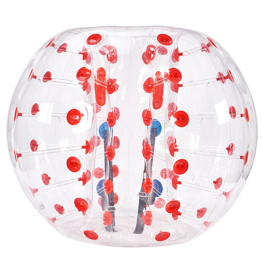 Uppblåsbar Bumper Ball 1-pack, 5FT/1,5 M Body Sumo Zorb Balls för tonåringar och vuxna, 0,8 mm tjocka PVC-bubblebollar för mänsklig hamster för utomhusspel för lagspel, Bumper Bopper-leksaker för trädgård, trädgård, park
