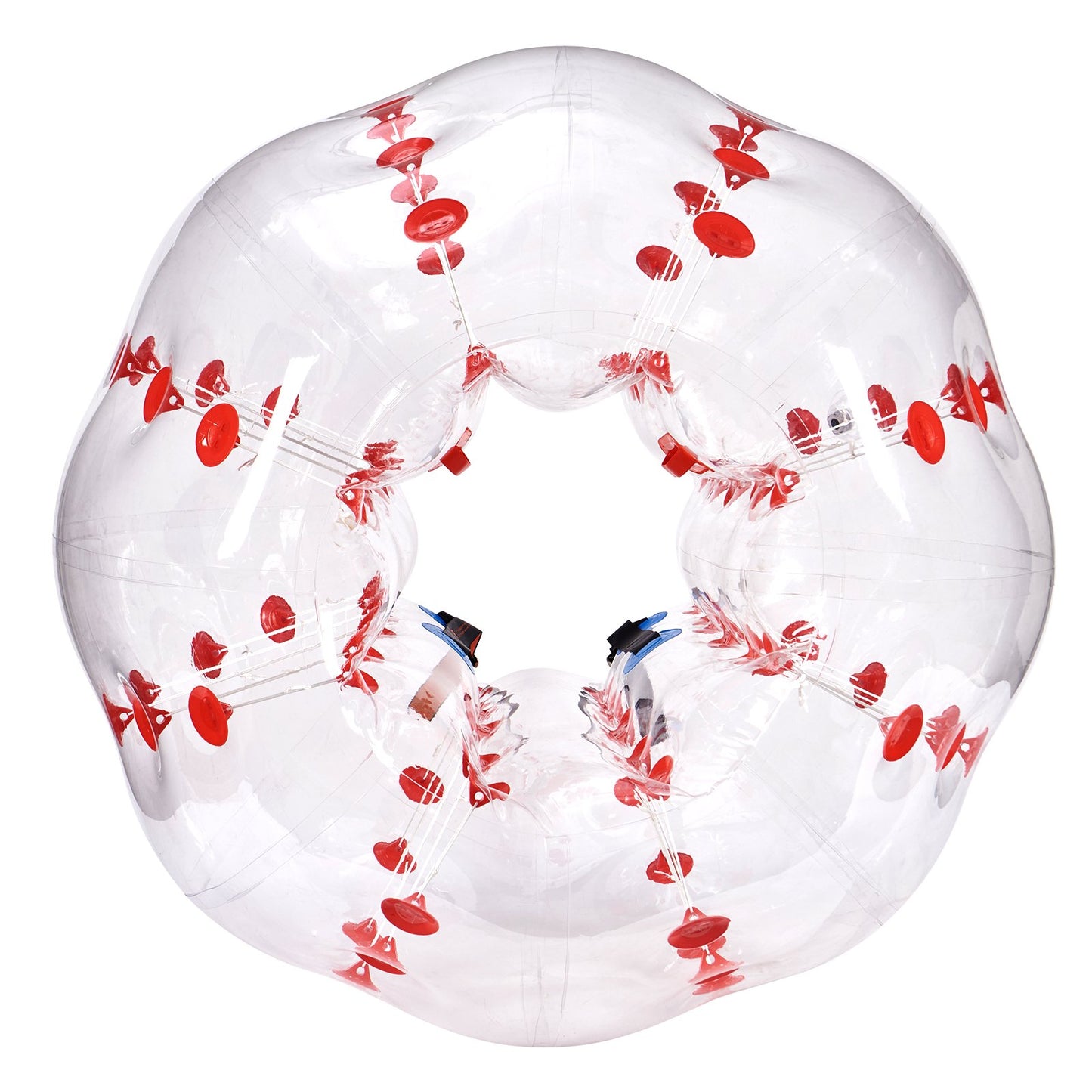 Aufblasbarer Bumper Ball, 1 Packung, 5 Fuß/1,5 m Body Sumo Zorb Bälle für Jugendliche und Erwachsene, 0,8 mm dicke PVC-Bubble-Bälle für menschliche Hamster für Teamspiele im Freien, Bumper Bopper-Spielzeug für Hof, Garten, Park