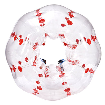 Aufblasbarer Bumper Ball, 1 Packung, 5 Fuß/1,5 m Body Sumo Zorb Bälle für Jugendliche und Erwachsene, 0,8 mm dicke PVC-Bubble-Bälle für menschliche Hamster für Teamspiele im Freien, Bumper Bopper-Spielzeug für Hof, Garten, Park