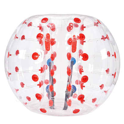 Aufblasbarer Bumper Ball, 1 Packung, 5 Fuß/1,5 m Body Sumo Zorb Bälle für Jugendliche und Erwachsene, 0,8 mm dicke PVC-Bubble-Bälle für menschliche Hamster für Teamspiele im Freien, Bumper Bopper-Spielzeug für Hof, Garten, Park