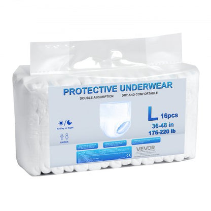 Inkontinenzunterwäsche für Erwachsene Schutzunterwäsche für Damen und Herren Größe L