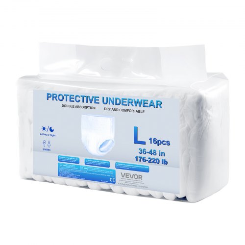 Inkontinenzunterwäsche für Erwachsene Schutzunterwäsche für Damen und Herren Größe L