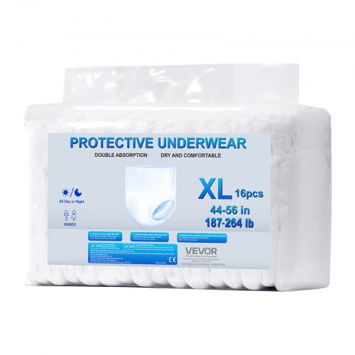 Inkontinenzunterwäsche für Erwachsene Schutzunterwäsche für Damen und Herren Größe XL