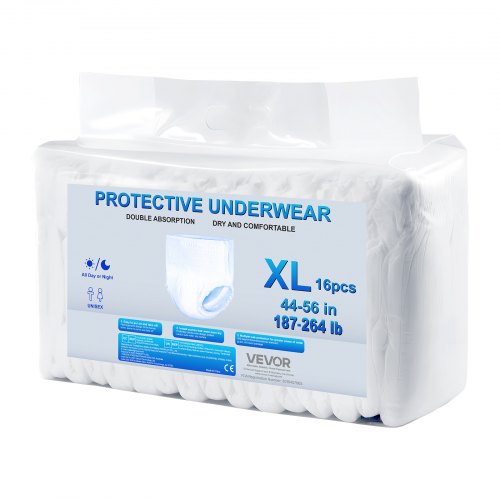 Inkontinenzunterwäsche für Erwachsene Schutzunterwäsche für Damen und Herren Größe XL