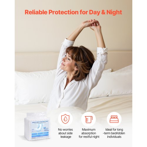 Adult briefs with adhesive tabs Incontinence briefs for men and women Size M