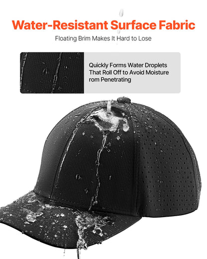 Baseball Cap, Plain Baseball Hat with Breathable Fabric, Adjustable Size, Lightweight Summer Thin Sports Caps Ideal for Running, Workouts, or Outdoor Activities, 1 Pc, Black