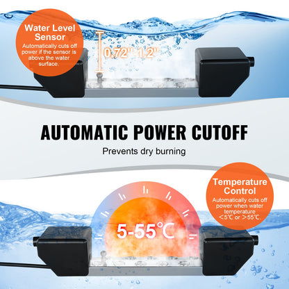 10 Head Ultrasonic Mist Maker 7000mL/H Ultrasonic Fogger IP67 Vattentät