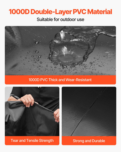 Water Storage Bladder, 29.85 Gallon (113L) Water Storage Container Tank, 1000D PVC Thickened Soft Bag Bladder, Collapsible Portable for Garden Irrigation, Camping, RVs, Emergency Use - Black