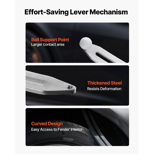 Dent Kit Car Fender Damage Repair Tool Flat Bar Car Dent Removal | EU