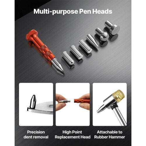 Dent Kit Car Fender Damage Repair Tool Flat Bar Car Dent Removal | EU