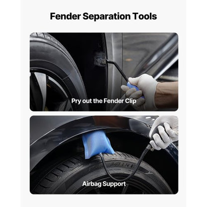 Dent Kit Car Fender Damage Repair Tool Flat Bar Car Dent Removal | EU