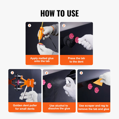 Car Body Dent Puller Bridge Lifter Tool Paintless Hail Remover Repair Kit