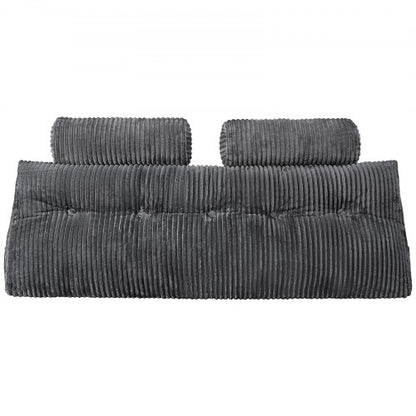 Huvudgavelkudde Queen Wedge Huvudgavelkudde med 2 fickor och nackstöd