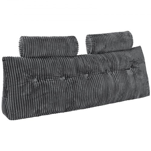 Huvudgavelkudde Queen Wedge Huvudgavelkudde med 2 fickor och nackstöd