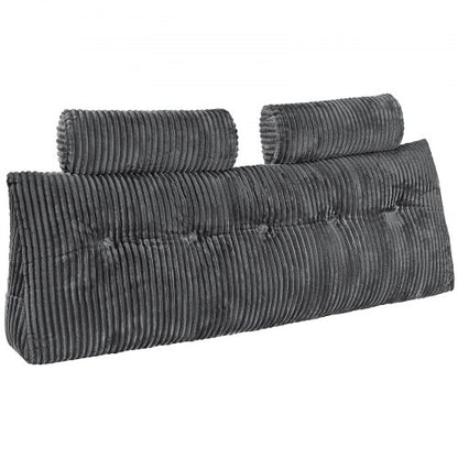 Huvudgavelkudde Queen Wedge Huvudgavelkudde med 2 fickor och nackstöd