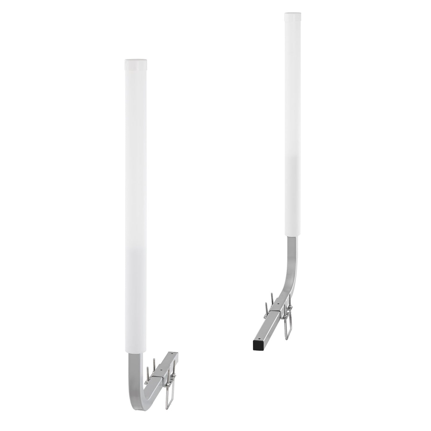 Boat Trailer Guide, 40″ Adjustable Design Trailer Guide Poles, 2PCS High-Hardness Steel Trailer Guide-Ons, Trailer Guides with PVC Pipe Posts, for Ski Boat, Fishing Boat or Sailboat Trailer