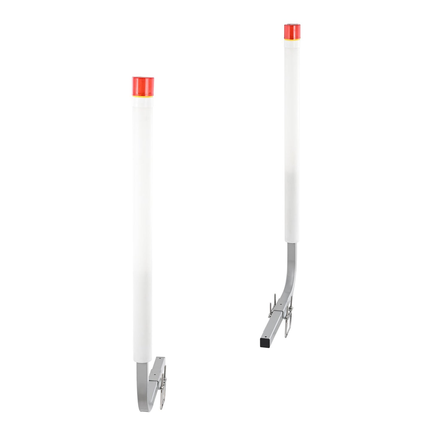 Marine Trailer Guide Set, 46” LED Illuminated Guide Poles, Pair of Steel, Corrosion-Resistant, with PVC Covering, Suitable for Ski, Fishing, and Sailboat Trailers 2024