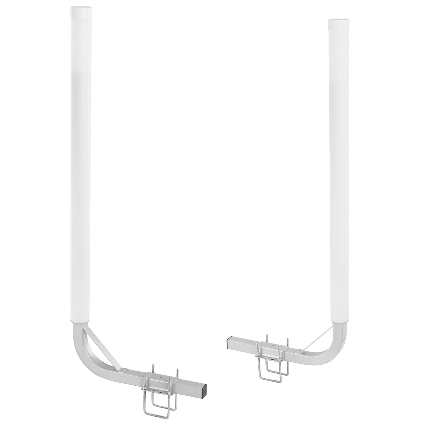 Boat Trailer Guide, 48″ Adjustable Design Trailer Guide Poles, 2PCS High-Hardness Steel Trailer Guide-Ons, Trailer Guides with PVC Pipes, for Ski Boat, Fishing Boat or Sailboat Trailer