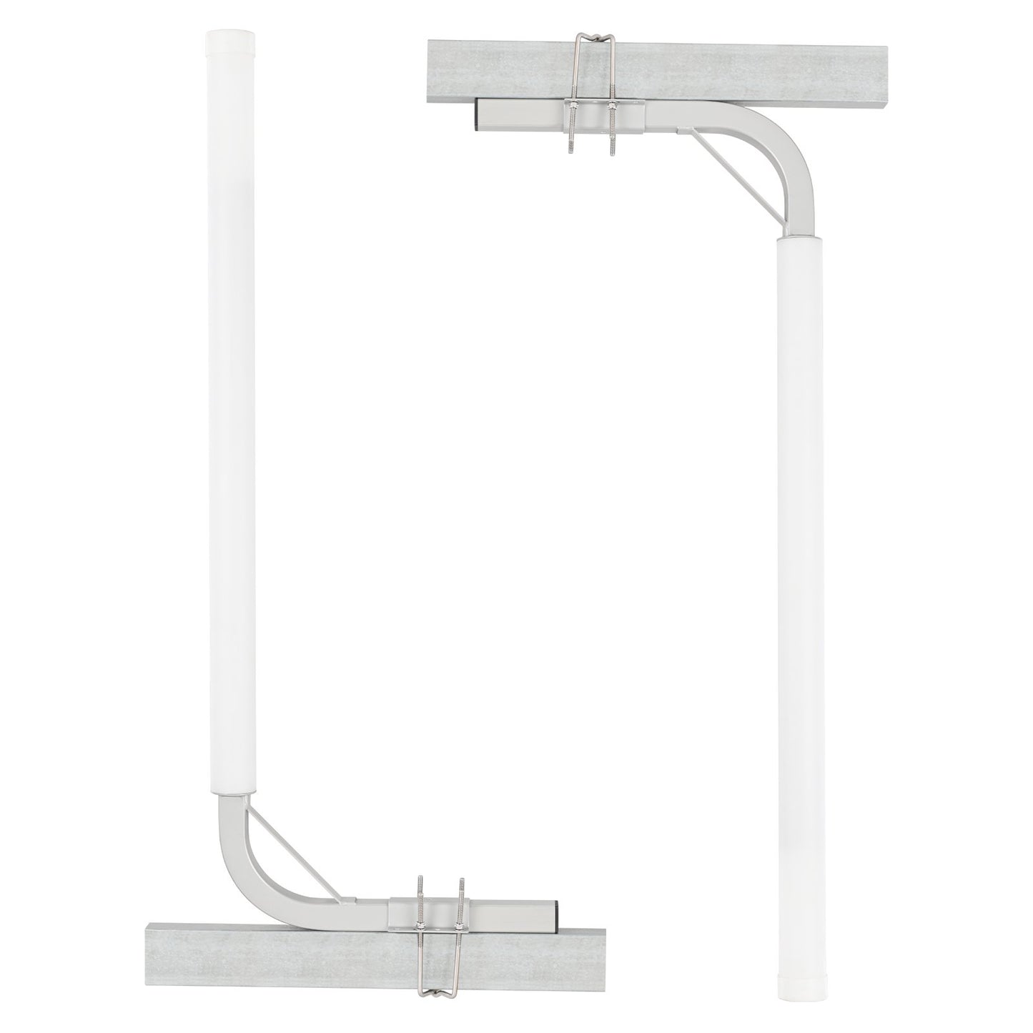 Boat Trailer Guide, 48″ Adjustable Design Trailer Guide Poles, 2PCS High-Hardness Steel Trailer Guide-Ons, Trailer Guides with PVC Pipes, for Ski Boat, Fishing Boat or Sailboat Trailer