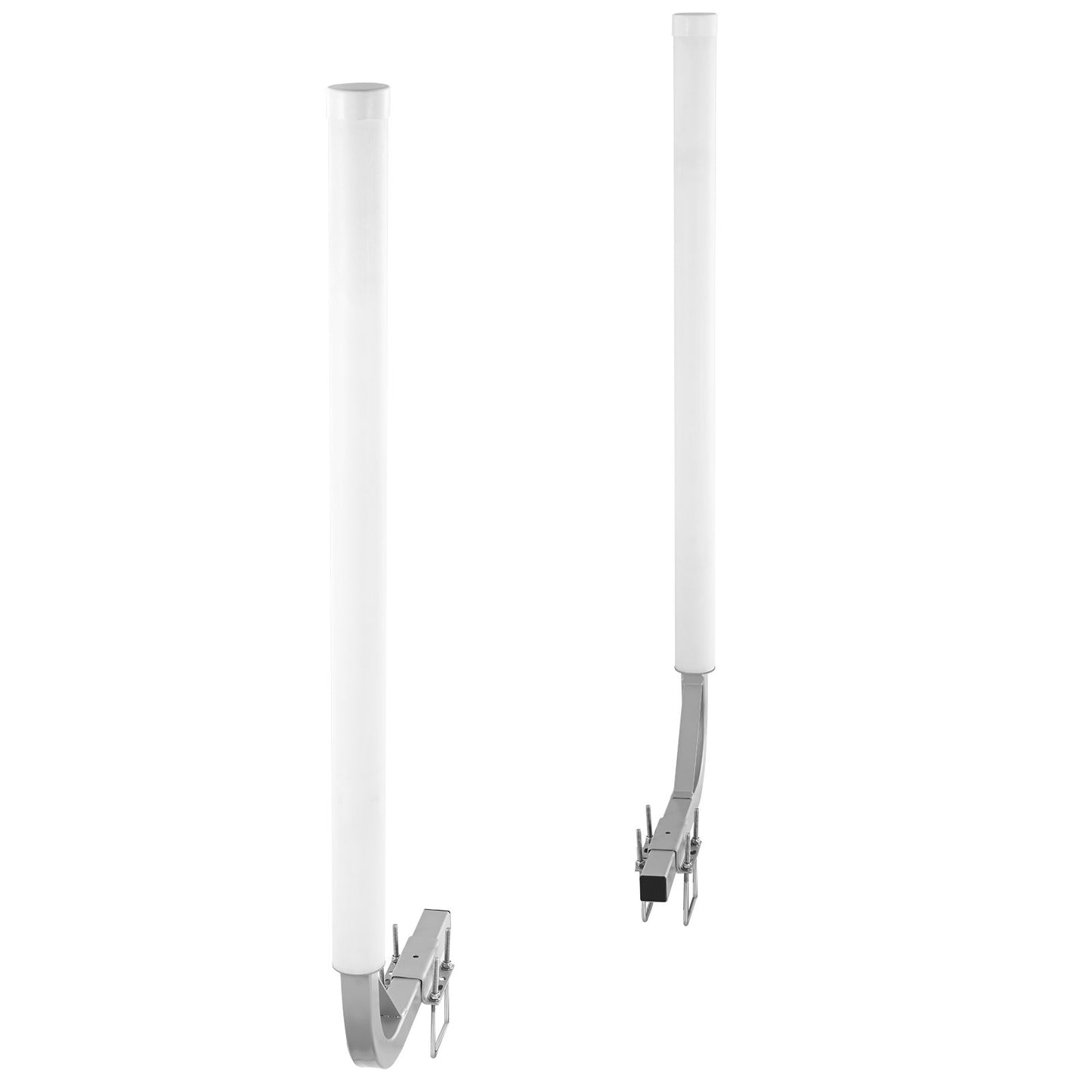 Boat Trailer Guide, 48″ Adjustable Design Trailer Guide Poles, 2PCS High-Hardness Steel Trailer Guide-Ons, Trailer Guides with PVC Pipes, for Ski Boat, Fishing Boat or Sailboat Trailer