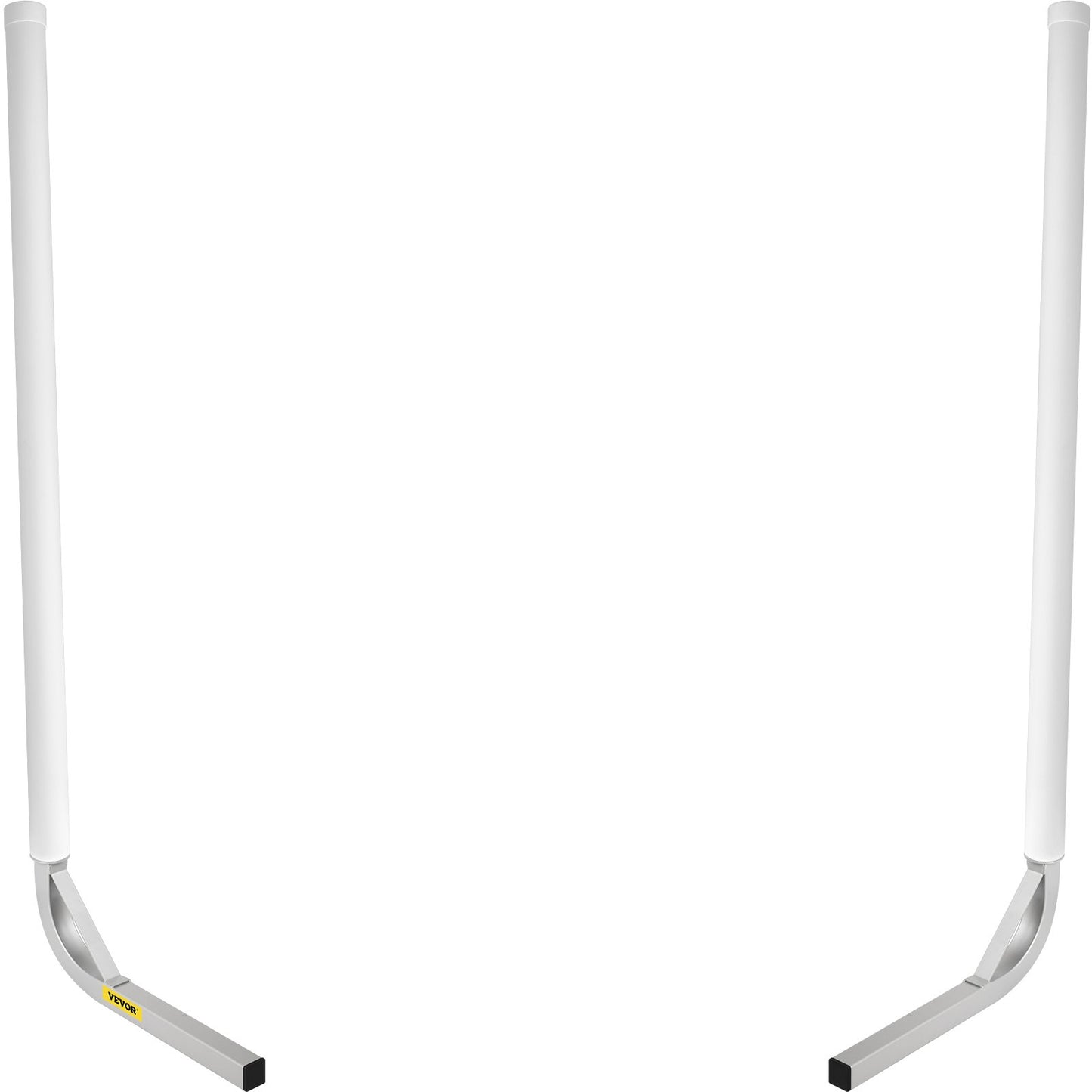 Boat Trailer Guide-on, 60\", 2PCS Steel Trailer Post Guide ons, with White PVC Tube Covers, Complete Mounting Accessories Included, for Ski Boat, Fishing Boat or Sailboat Trailer