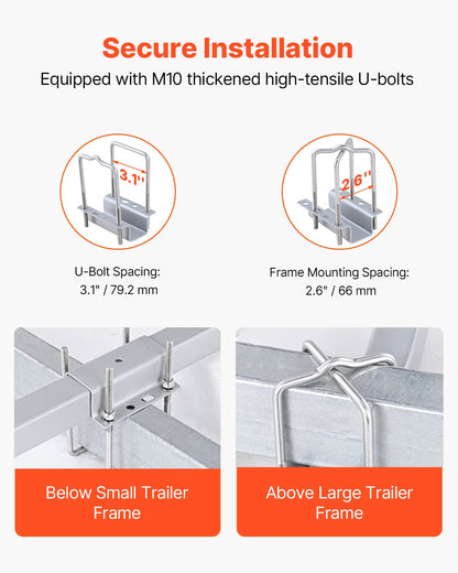 Marine Trailer Assistant, 27.6” Flexibly Adjustable Bunk Guide-Ons, Pair of Durable Steel Support Poles, Robust Roller Guide, Suitable for Ski Boats, Fishing Boats, or Sailboats 20