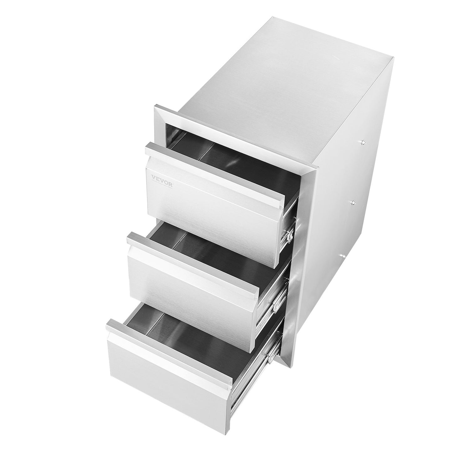 201 Stainless Steel Drawer with Triple Access Outdoor Kitchen BBQ Island 19" W x 26" H