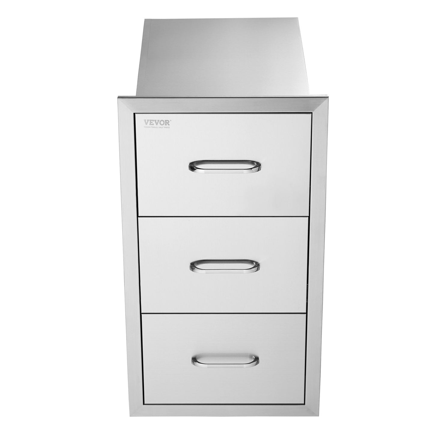 Kurbeln Edelstahl 3 BBQ Access Box 40x77 cm Insel Box Outdoor Lagerung